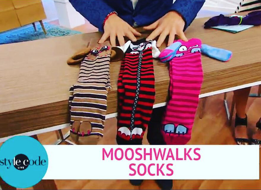 MooshWalks Socks on Style Code LIVE on Amazon.com